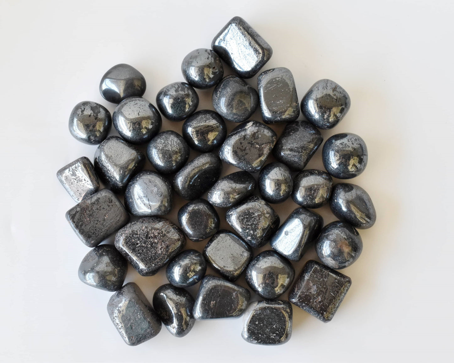 1Kg Hematite Tumbled Stones
