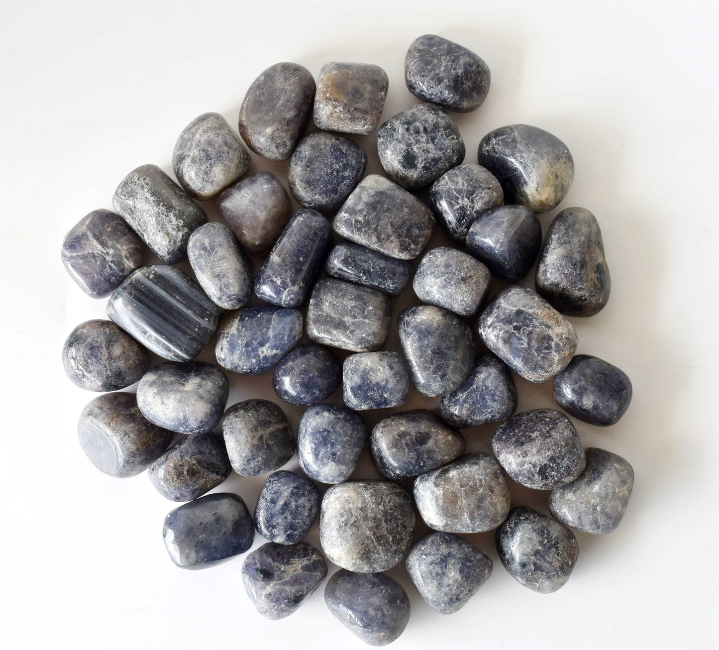 1Kg Iolite Tumbled Stones