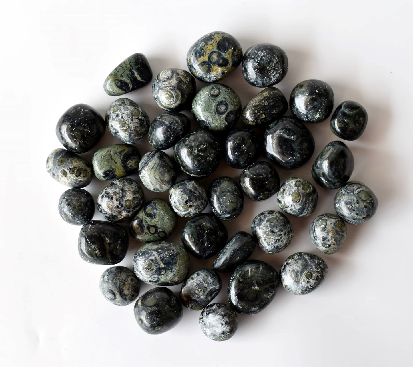 1Kg Kambaba Jasper Tumbled Stones