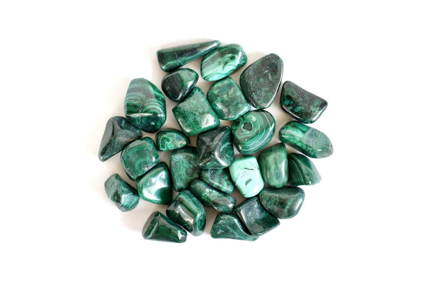 1Kg Malachite Tumbled Stones