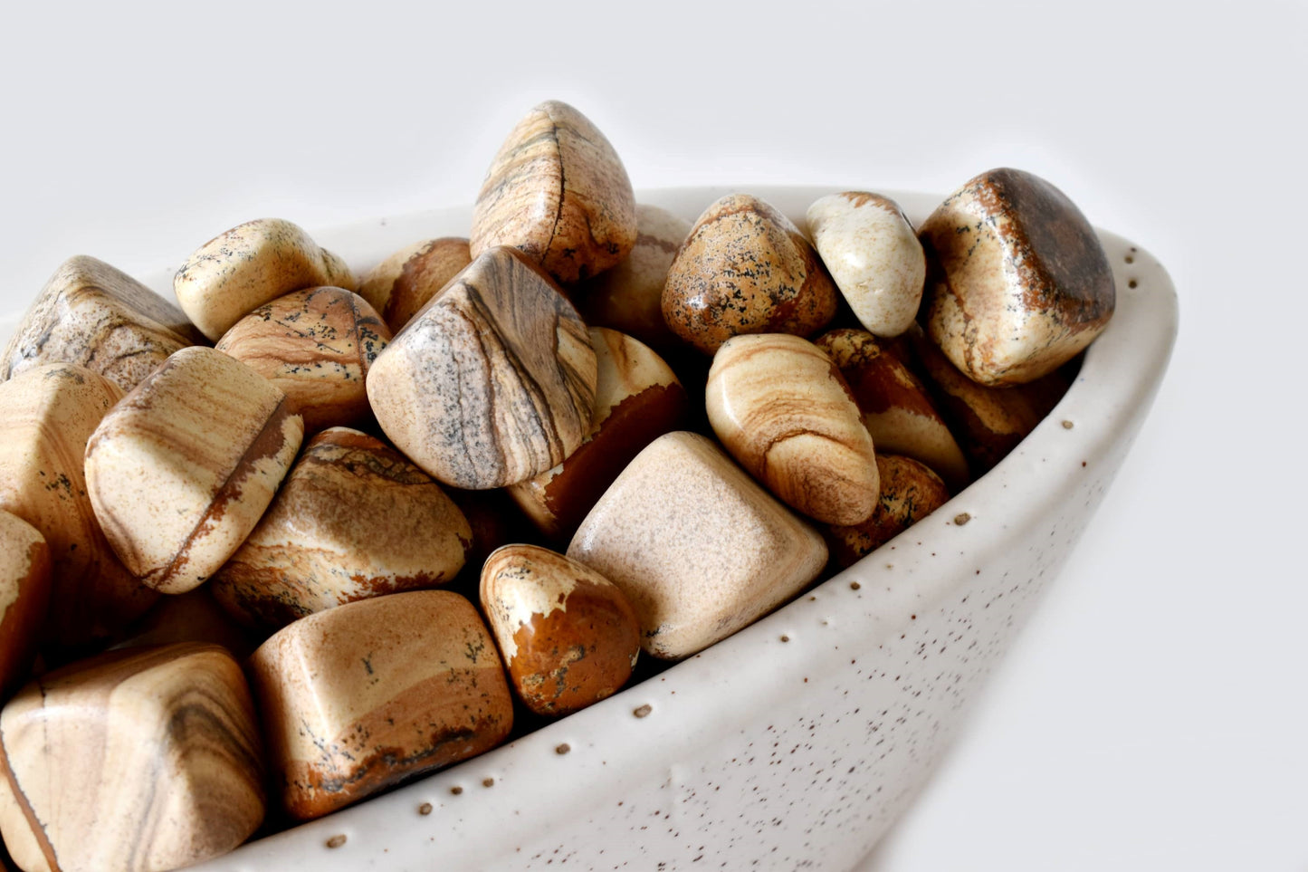 1Kg Picture Jasper Tumbled Stones