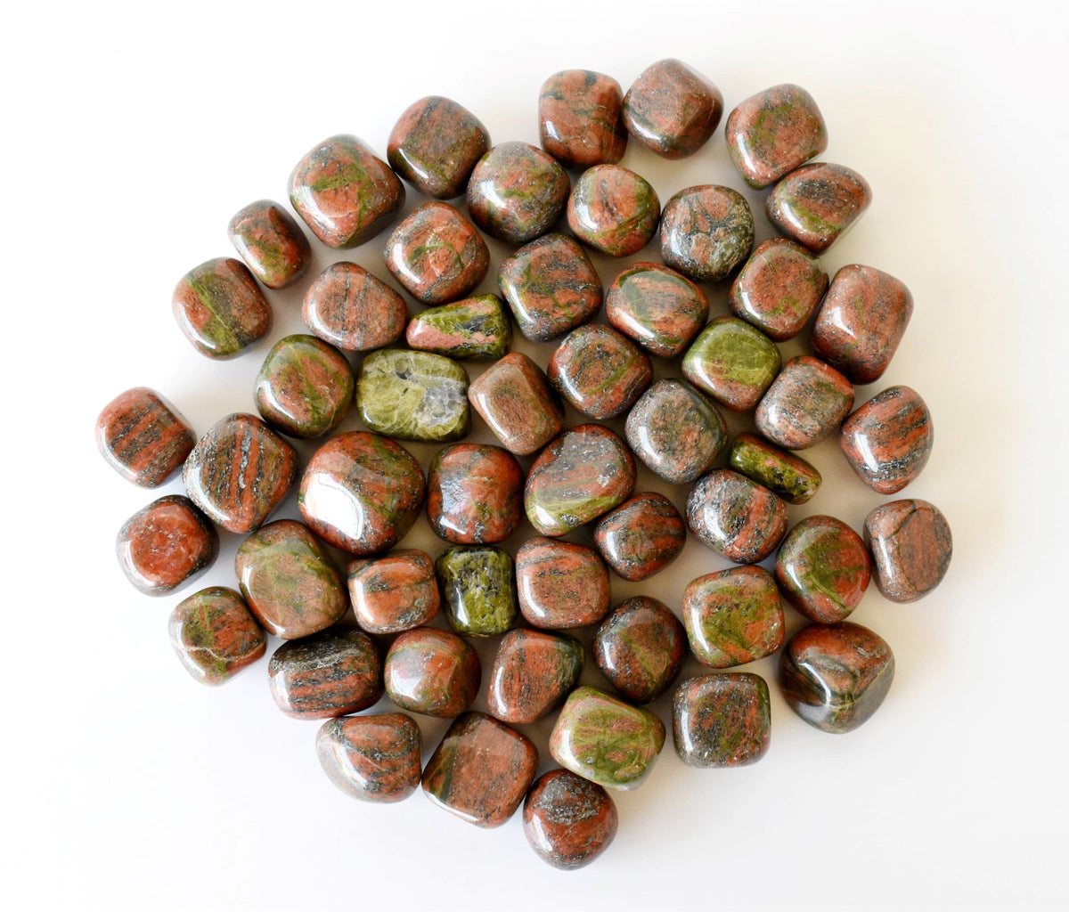 1Kg Unakite Tumbled Stones