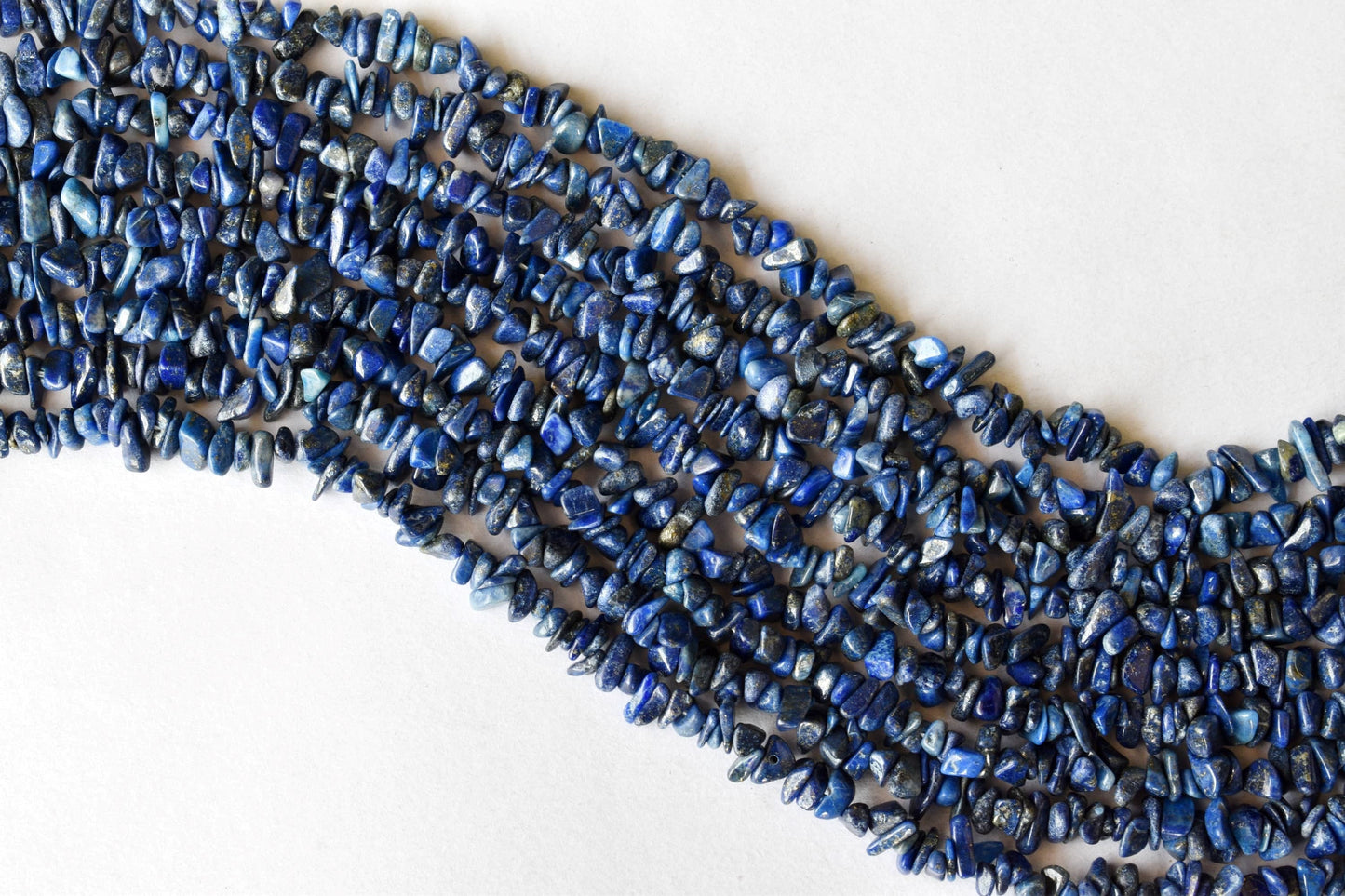 Uncut Lapis Lazuli Crystal Chip Beads