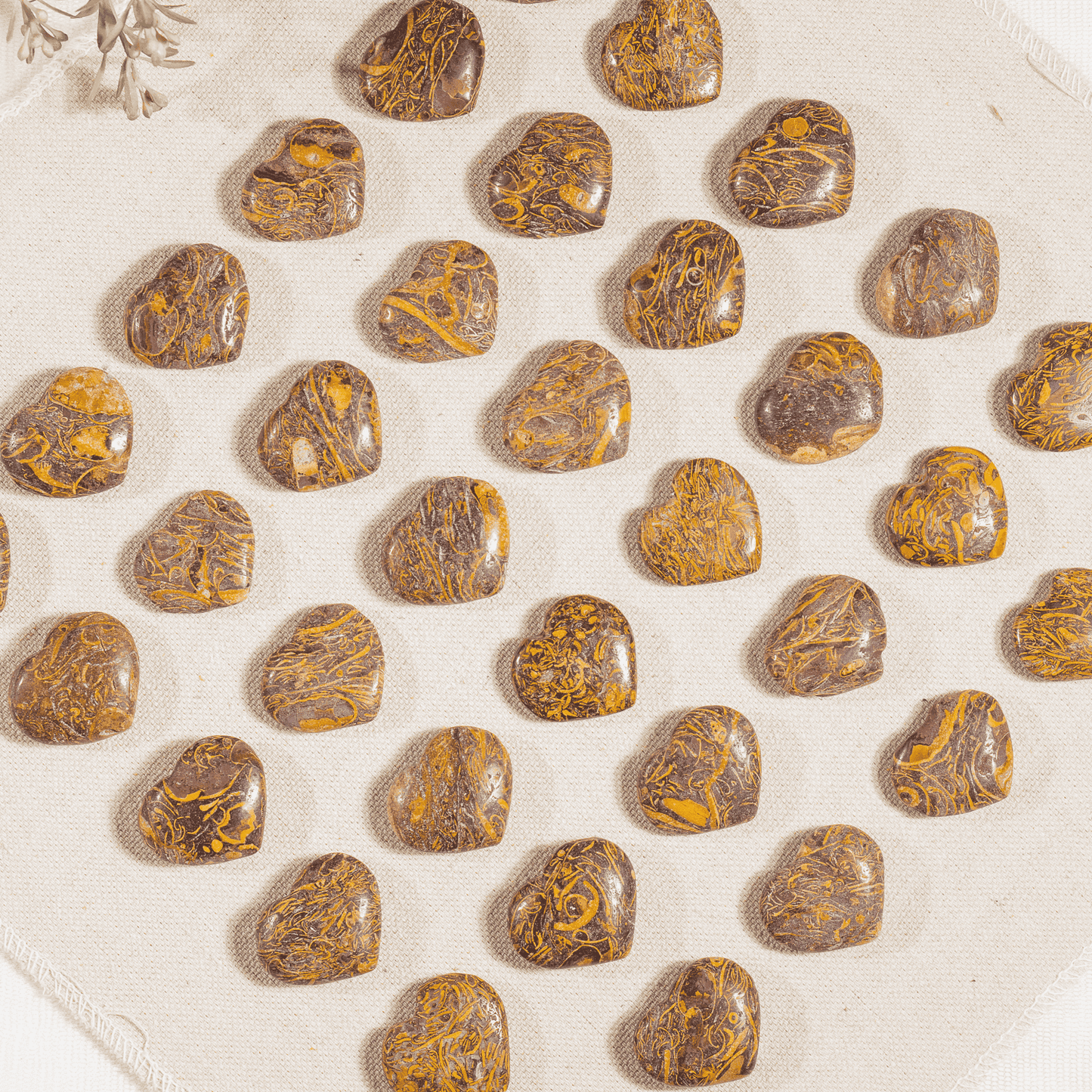 Elephant Jasper 1" Mini Crystal Hearts