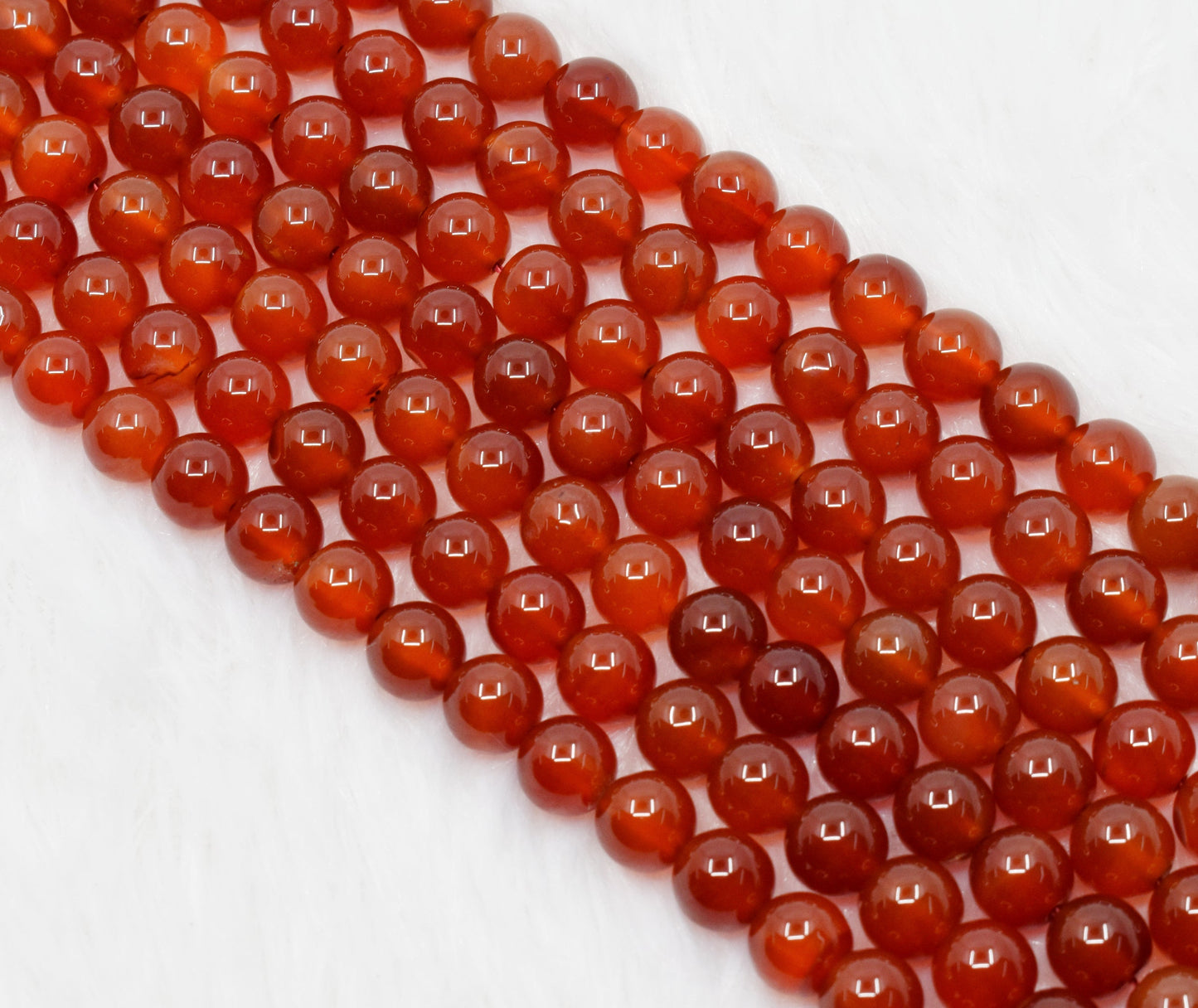 Red Onyx Gemstone Beads