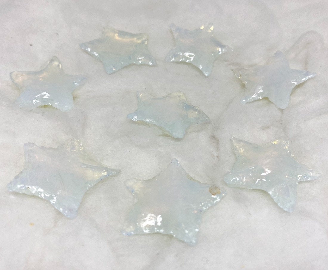 Opal Flat Stars Arrowhead Point.