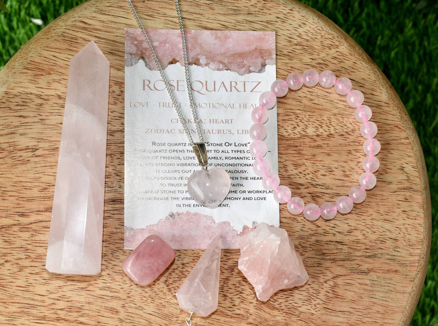 Rose Quartz Crystal Gift Sets
