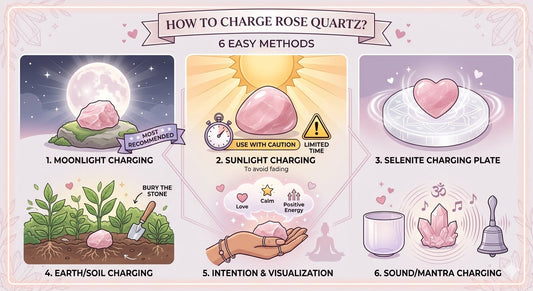How to Charge Rose Quartz? - 6 Easy Methods