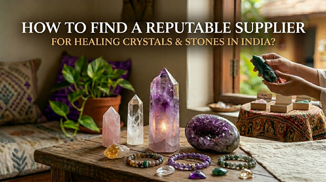 How to Find a Reputable Supplier for Healing Crystals & Stones in India?
