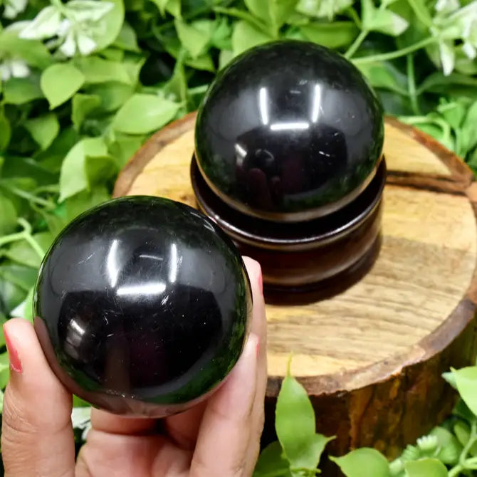 1Kg Black Tourmaline Sphere