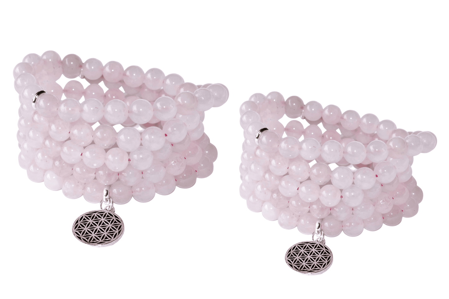 Rose Quartz Beads Mala Bracelet