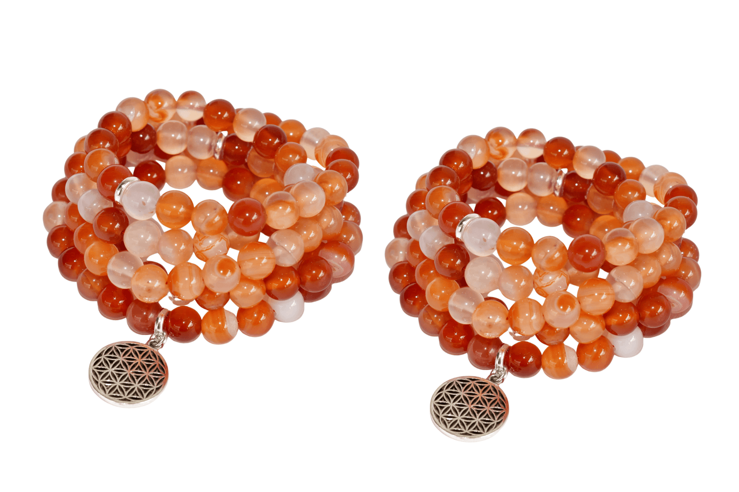 Carnelian Beads Mala Bracelet