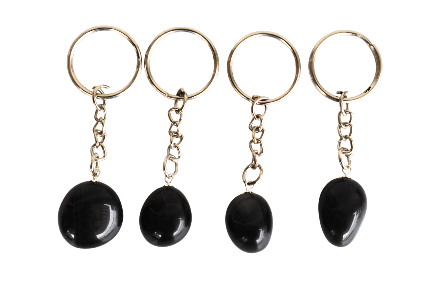 Black Obsidian Key Chain