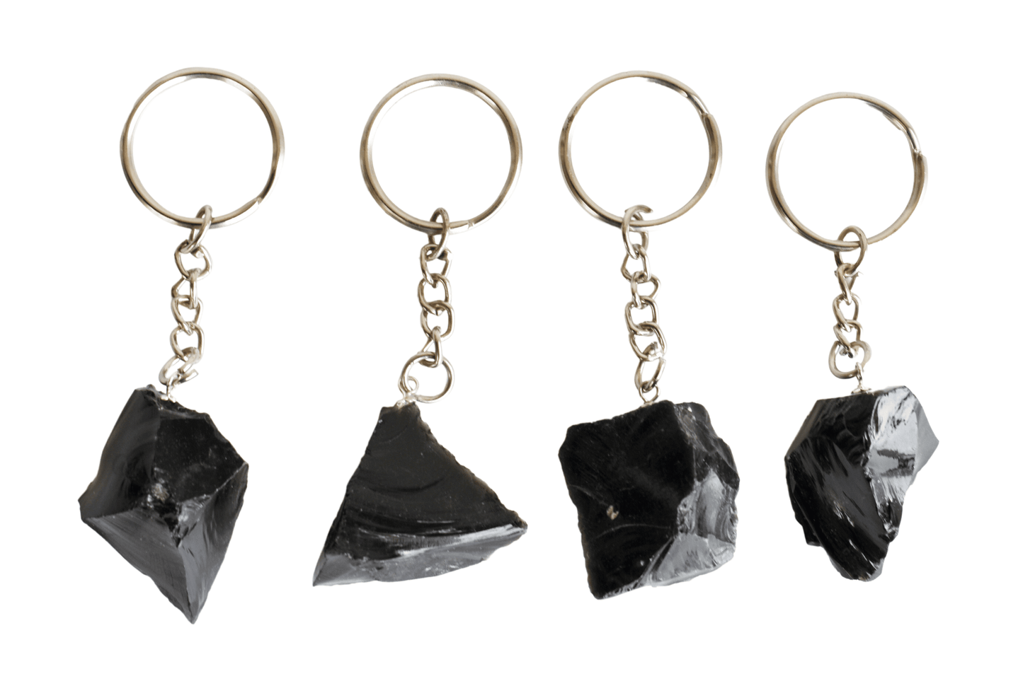 Black Obsidian Key Chain