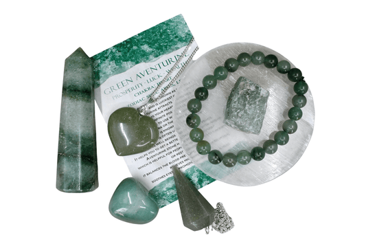 Green Aventurine Quartz Crystal Gift Sets