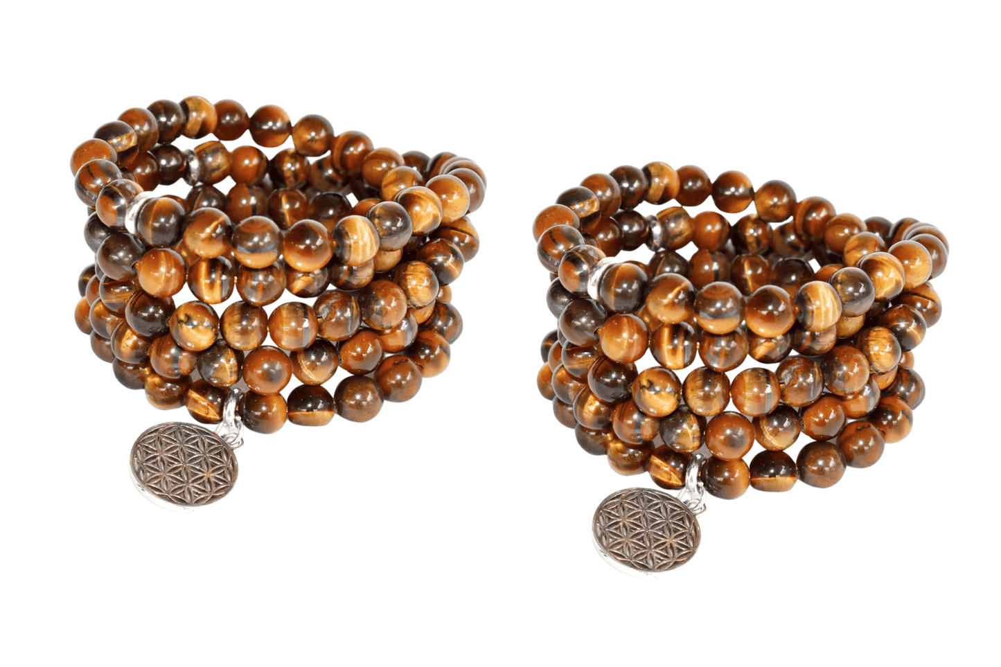 Tiger Eye Beads Mala Bracelet