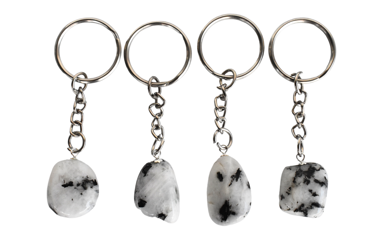Rainbow Moonstone Key Chain