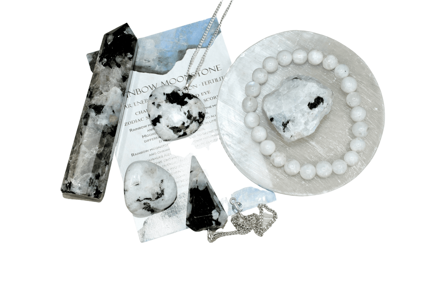 Rainbow Moonstone Crystal Gift Set