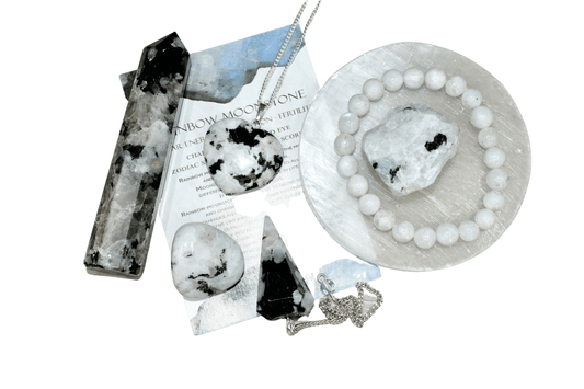 Rainbow Moonstone Crystal Gift Set