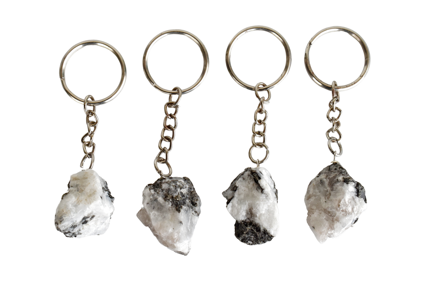 Rainbow Moonstone Key Chain
