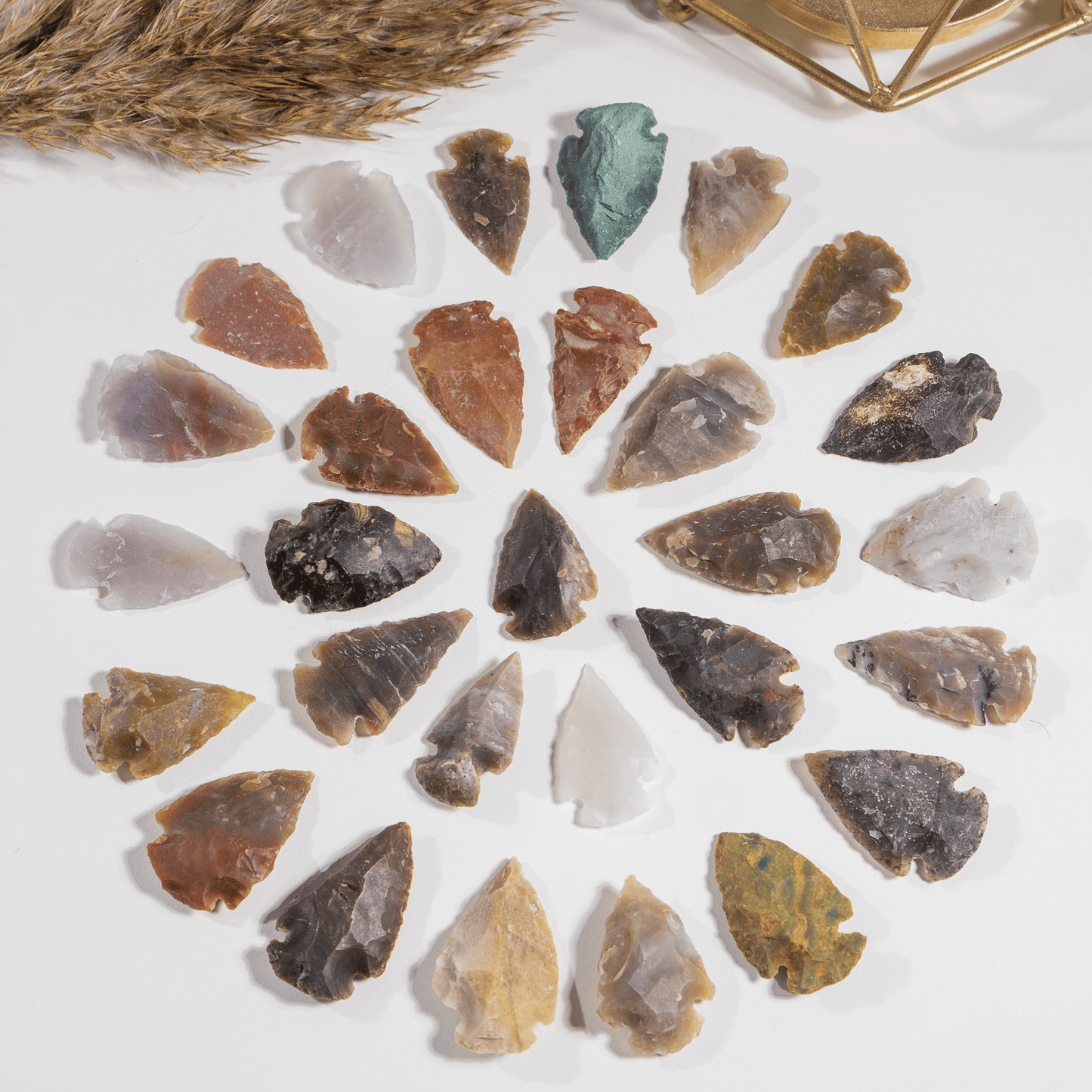 1'' Fancy Jasper  Arrowhead Point