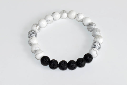 Howlite Diffuser Bracelet