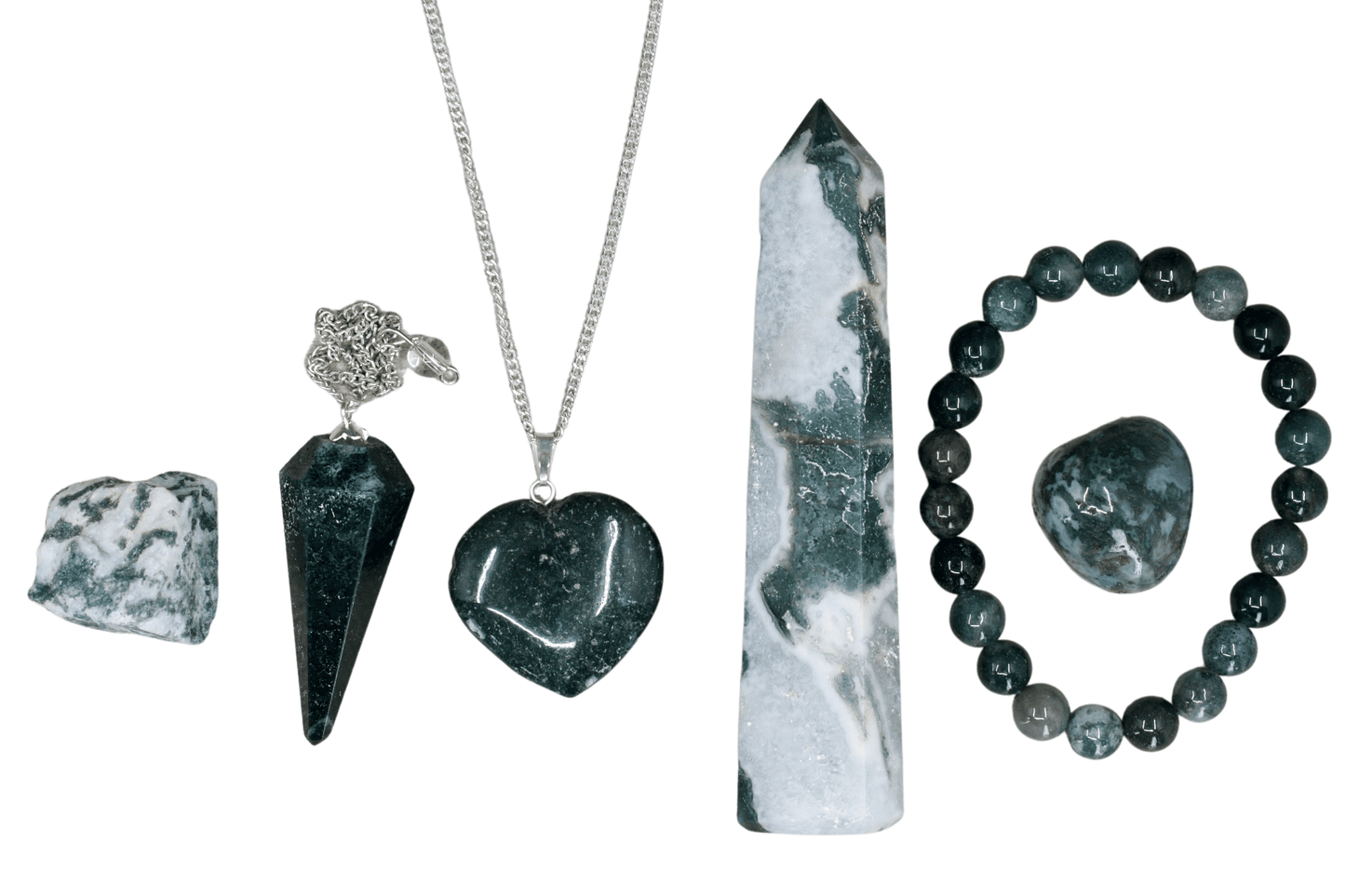 Moss Agate Crystal Gift Sets