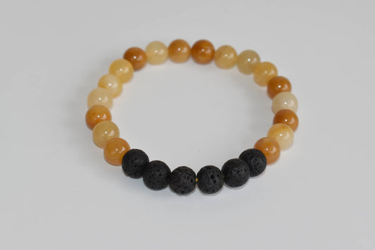 Yellow Aventurine Diffuser Bracelet
