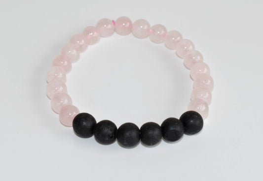 Rose Quartz Diffuser Bracelet