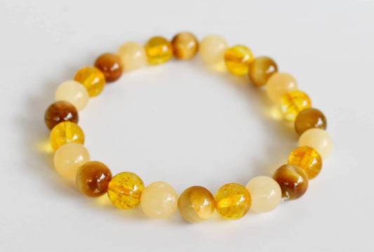 SOLAR PLEXUS Chakra Gemstone Bracelet