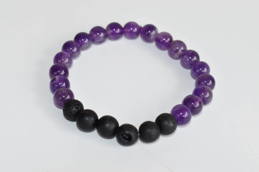 Amethyst Diffuser Bracelet