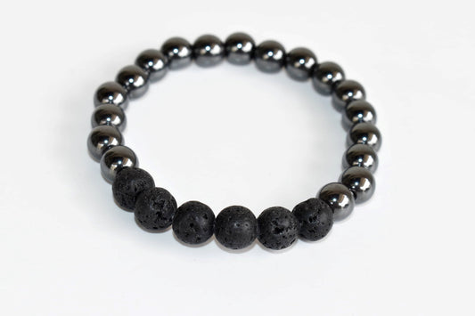 Hematite Diffuser Bracelet
