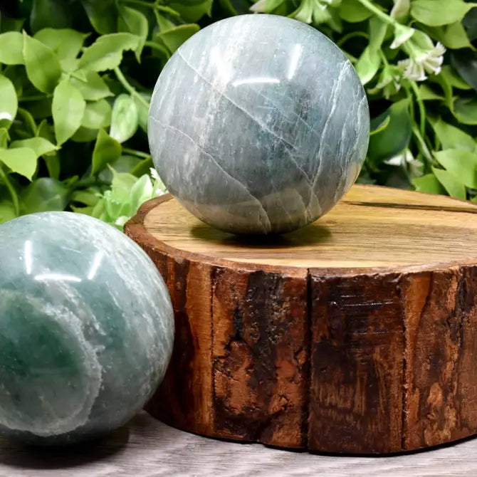 1Pc Sphere Green Aventurine Crystal Ball, Healing Sphere | Aventurine Healing Crystals | Crystal Gift