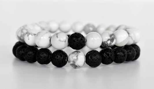 Lava Howlte Couple Bracelets, Crystals Valentine Gift