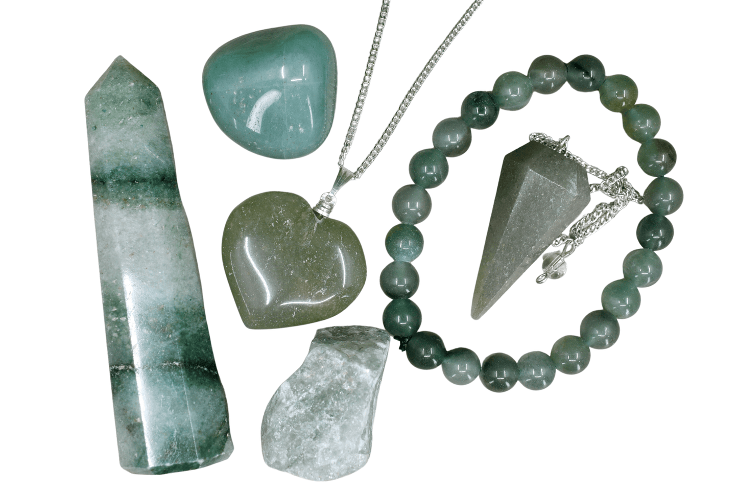 Green Aventurine Quartz Crystal Gift Sets