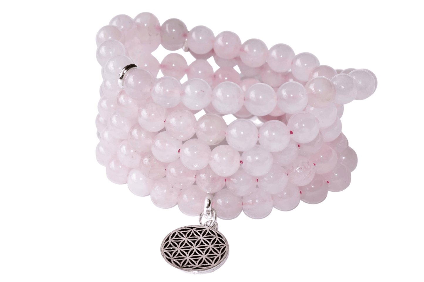 Rose Quartz Beads Mala Bracelet