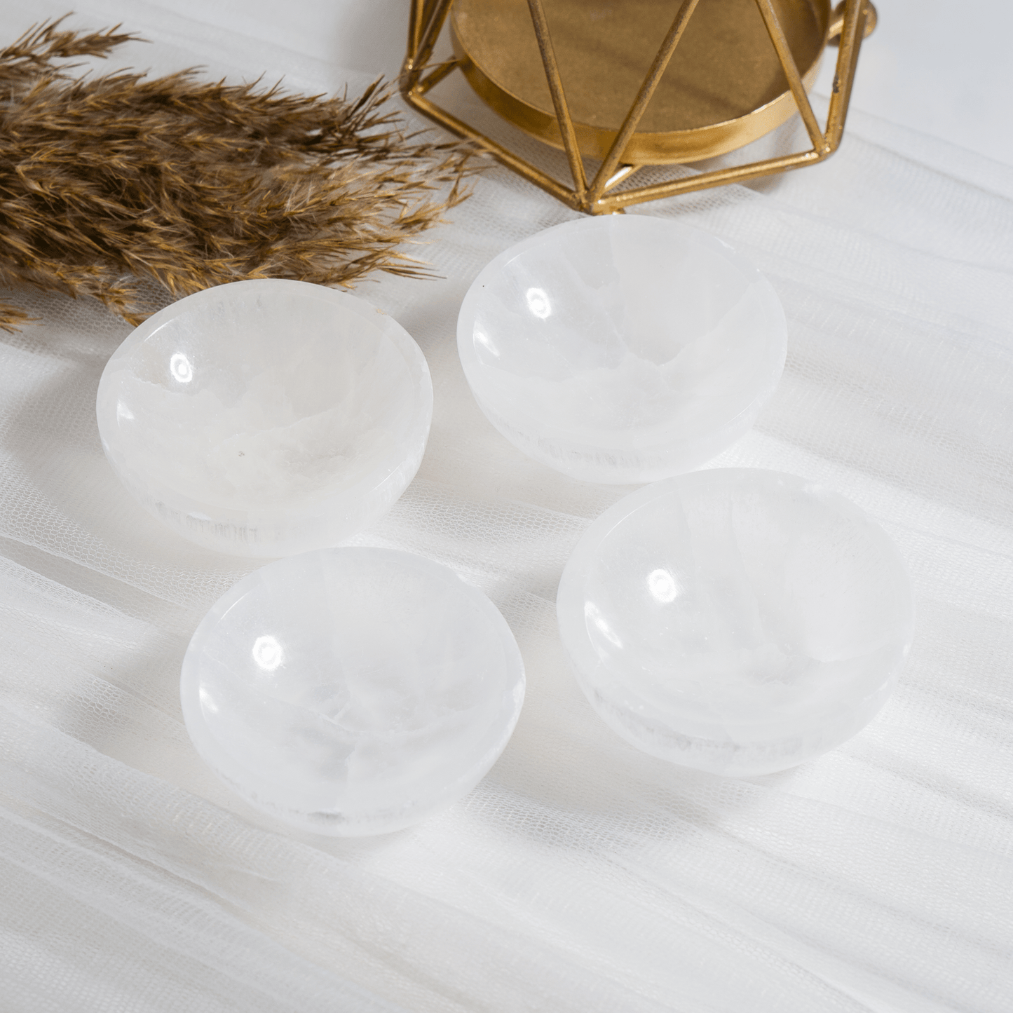 3-Inch Selenite Charging Bowl | Crystal Cleansing Dish |  Crystal Charging Bowl