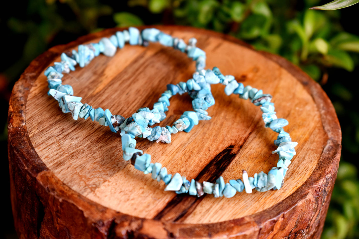 Turquoise Gemstone Chip Bracelet