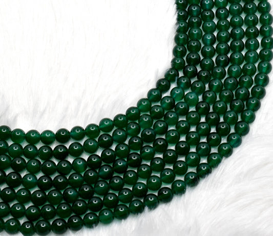 Green Onyx Gemstone Beads