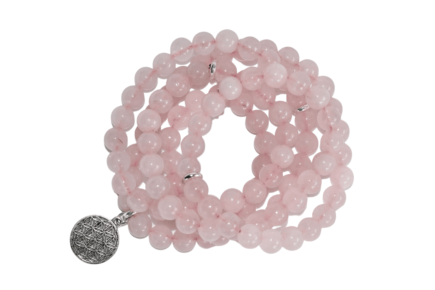 Rose Quartz Beads Mala Bracelet