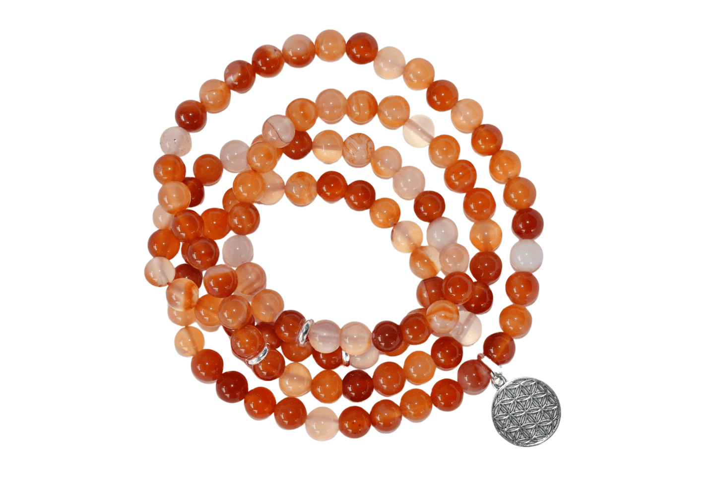 Carnelian Beads Mala Bracelet