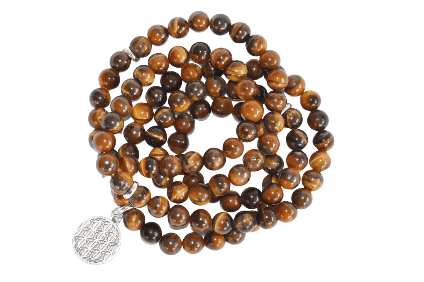 Tiger Eye Beads Mala Bracelet