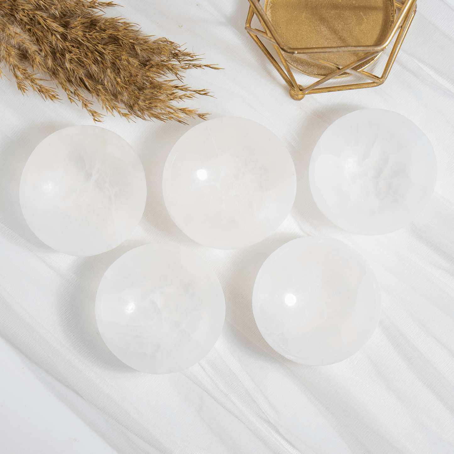 4-Inch Selenite Crystal Charging Bowl | Crystal Cleansing Dish | Energy Cleansing & Charging Bowl