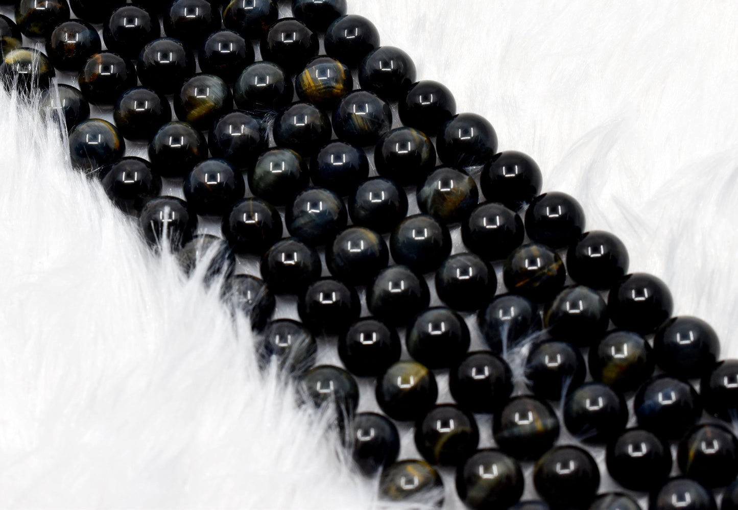 Golden Obsidian Gemstone Beads
