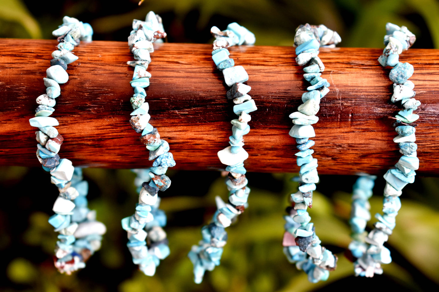 Turquoise Gemstone Chip Bracelet