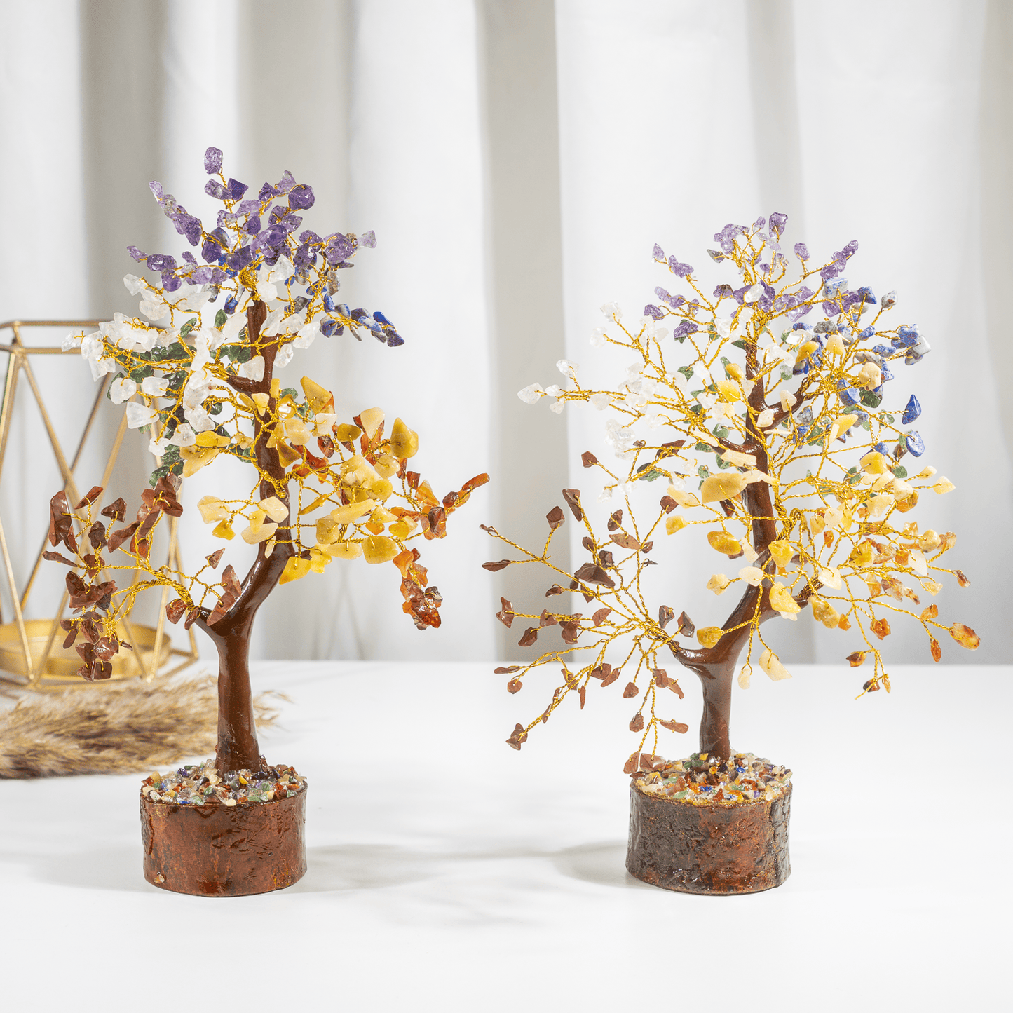 7 Chakra Crystal Tree With 300 Natural Crystal Chips