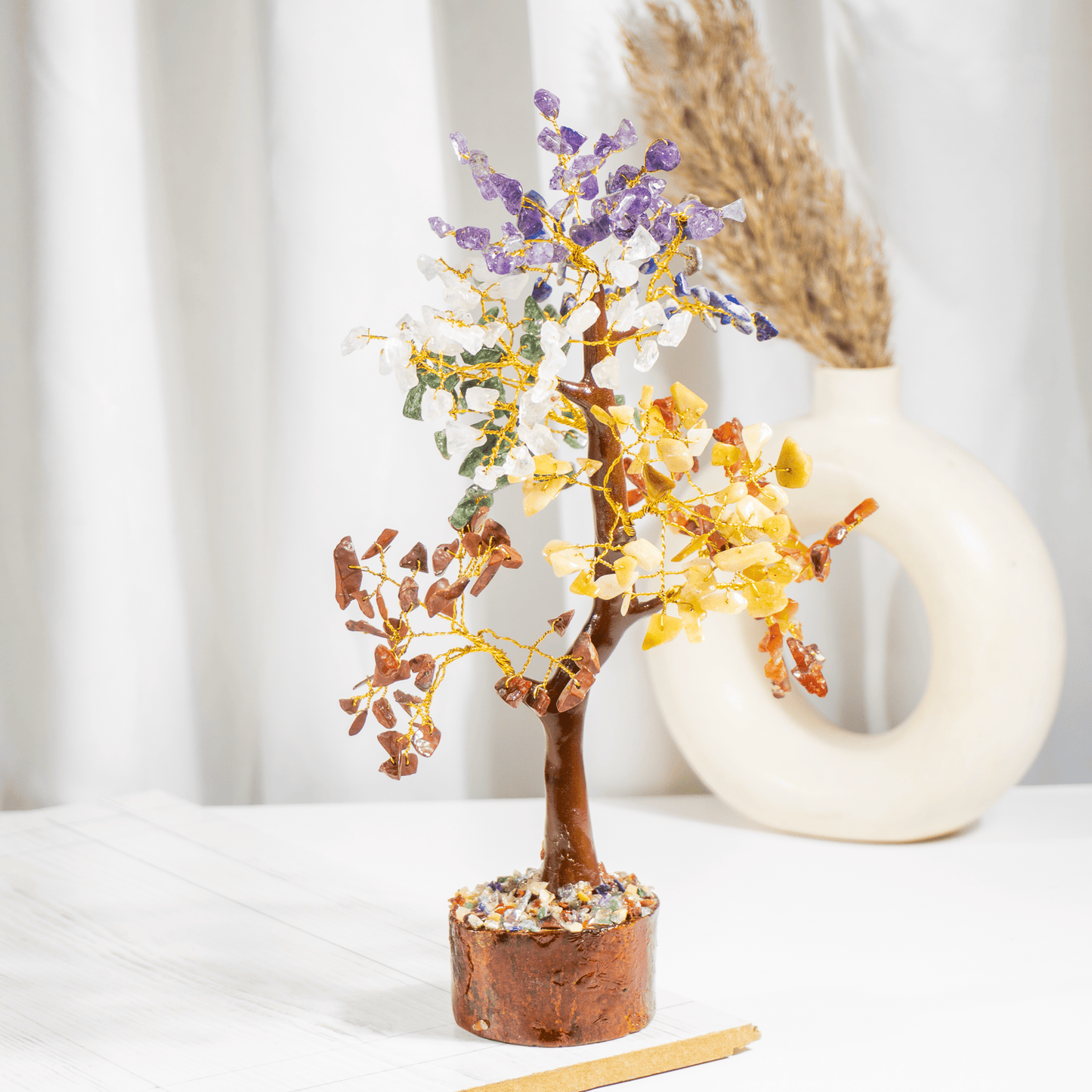 7 Chakra Crystal Tree With 300 Natural Crystal Chips