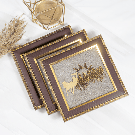 Running Horse Wall Frame | Vastu Home Decor | Horse Wall Art | Prosperity & Success Decor