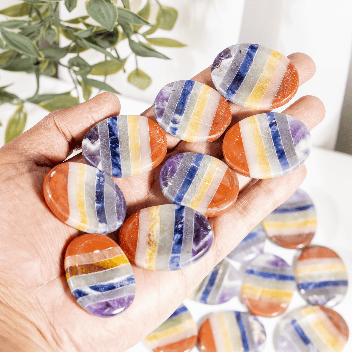 Chakra Bonded Worry Stones