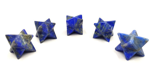 Lapis Lazuli Merkaba Stars